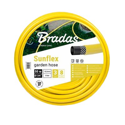 Шланг для полива Bradas Sunflex 3/4″(50м) 25668 фото
